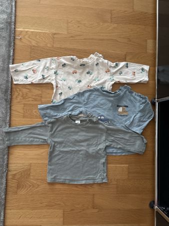 3er Set Kinder-Langarmshirts Gr. 80 von H&M