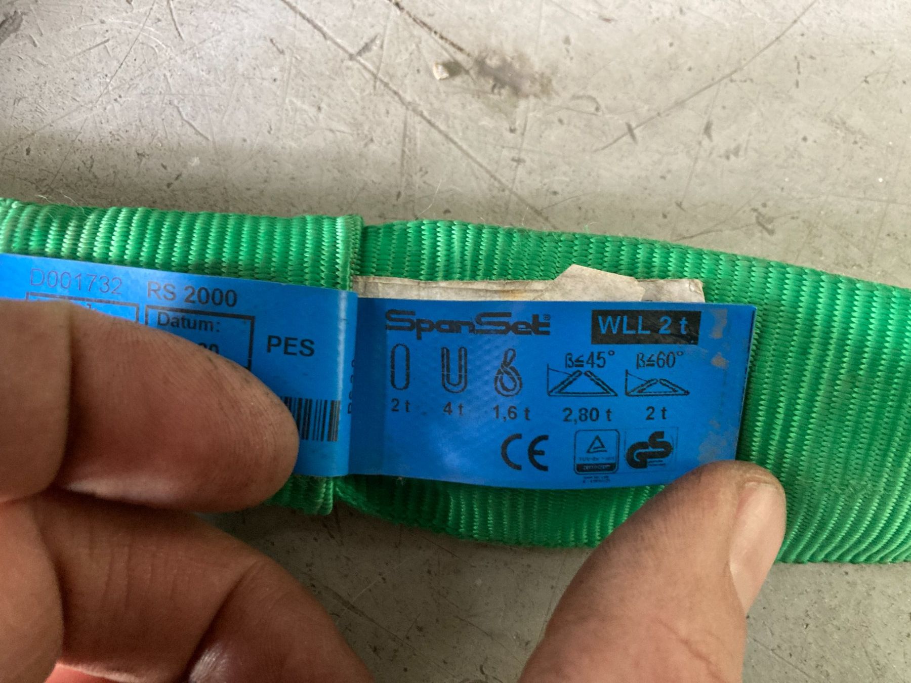 Mammut Tutti gli attrezzi: Spanngurt 2 Tonnen, 2 Meter, SpanSet – Usato da Cham venduto da WB2223 3