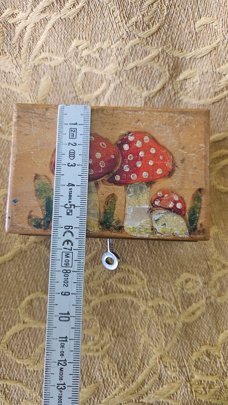 Portagioie: Scatoletta legno con chiave dipinta a mano – Usato da Melano venduto da H-Sara 4