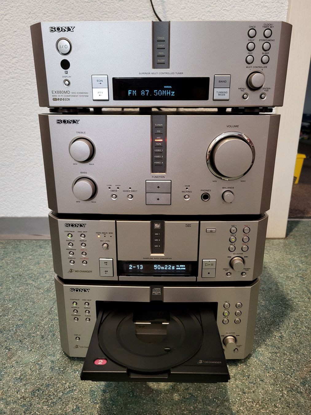 Sony Minidisc: Stereoanlage – Usato da Birmenstorf AG venduto da Cjl 3