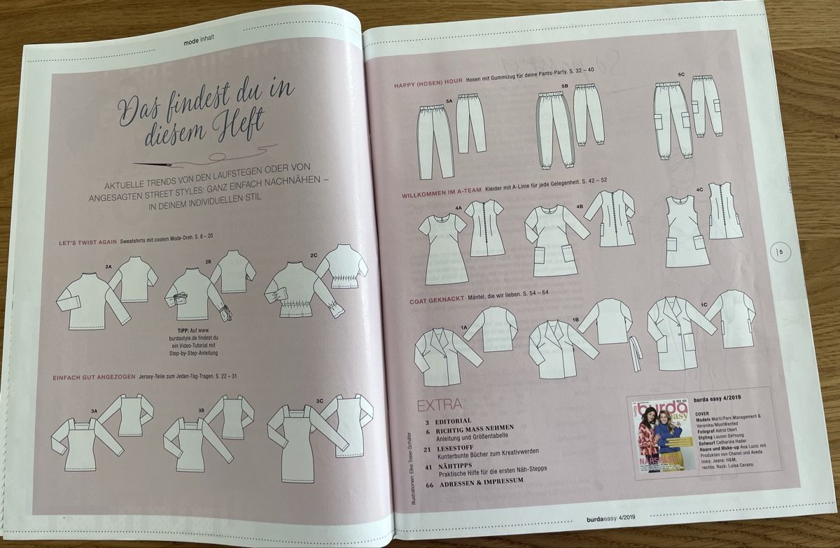 Revues & Magazines: Burda easy 4/2019 – D'occasion à Bäretswil par Evamaria1 2
