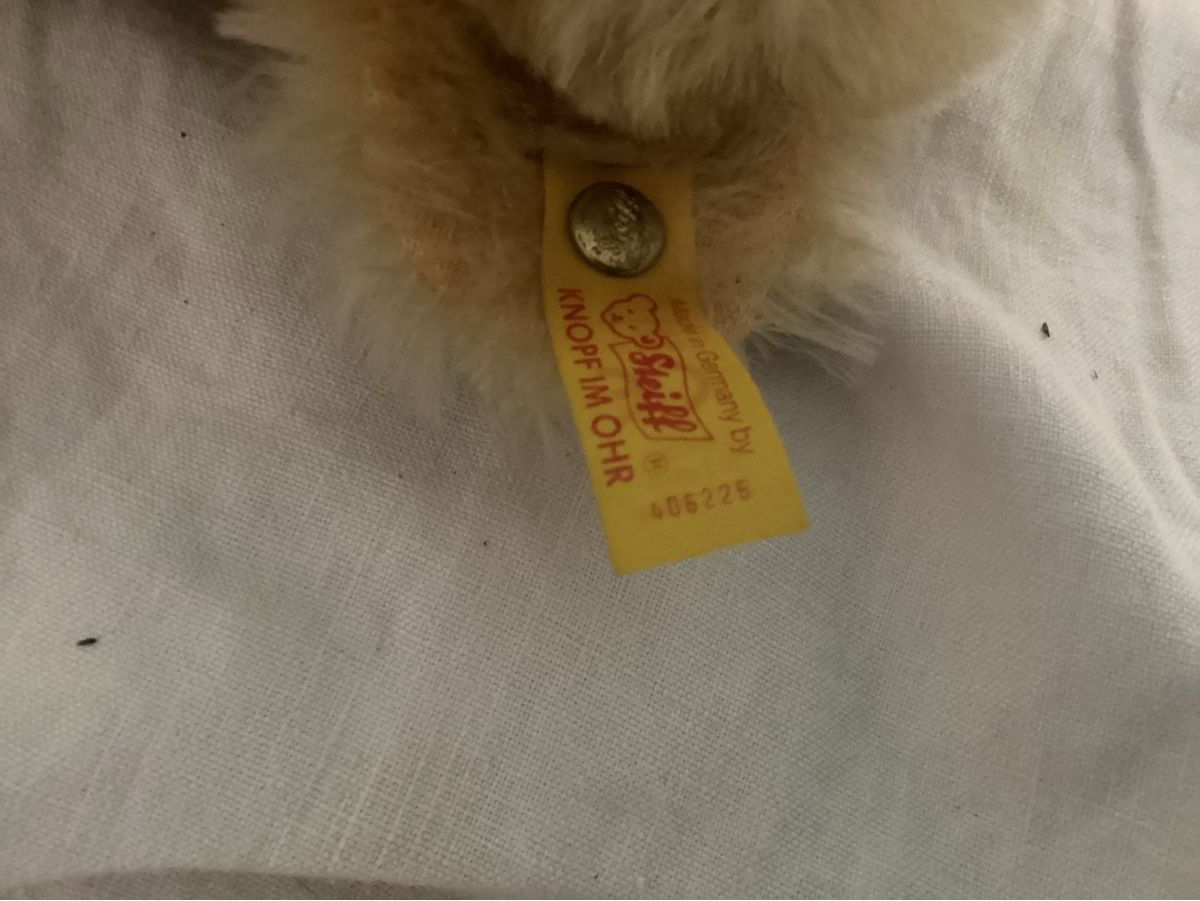 Steiff Giocattoli: STEIFF TEDDY MIT KNOPF UND FAHNE – Usato da Münchenstein venduto da NoSu98 2