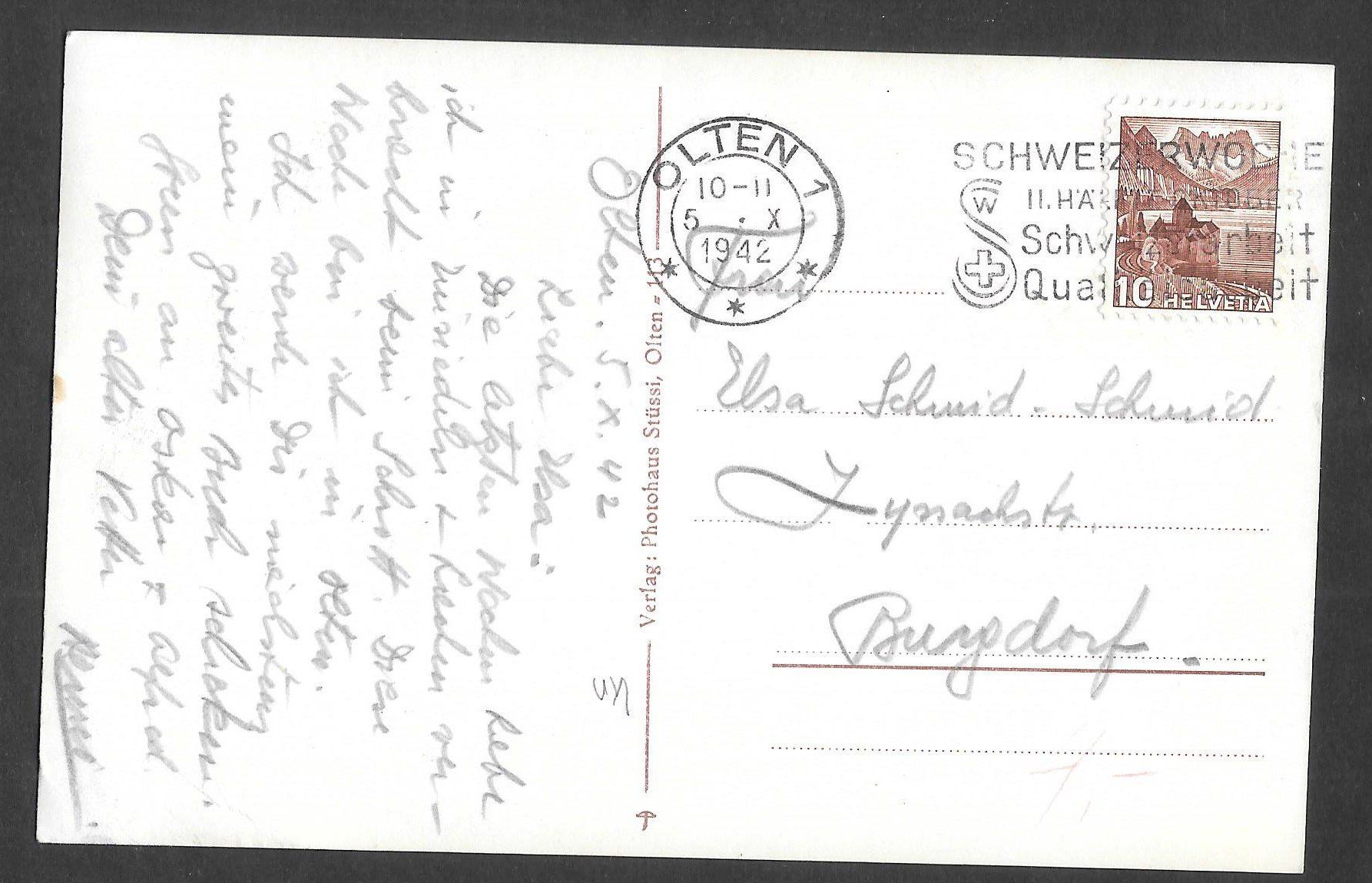 Cartoline postali: Olten Hauptgasse – Usato da Olten venduto da clotaldi 1