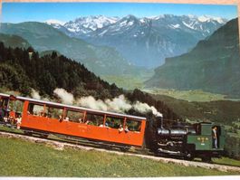 BRB Brienzer Rothorn Bahn Dampflok HG 2/3 Nr. 7 + Vorstellwa