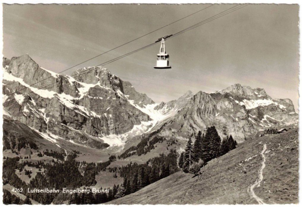Cartes postales: Engelberg - Luftseilbahn Brunni – D'occasion à Binningen par Mountainrider