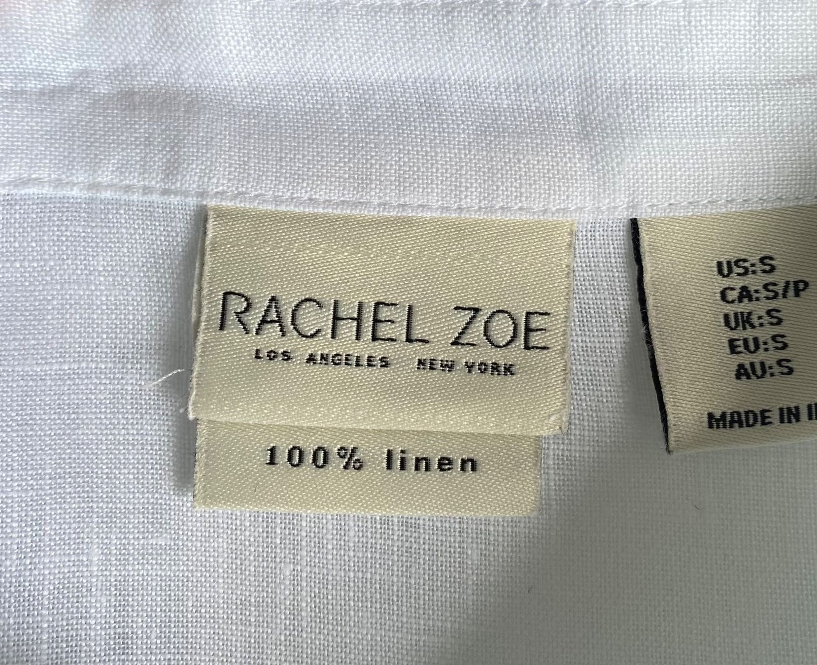 Camicette: Rachel Zoe Leinenbluse Grösse S – Usato da Oberwil BL venduto da Leni-Mischi 3