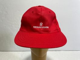 Vintage 90s Mütze Rediffusion Fernsehen Neu