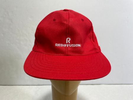 Vintage 90s Mütze Rediffusion Fernsehen Neu
