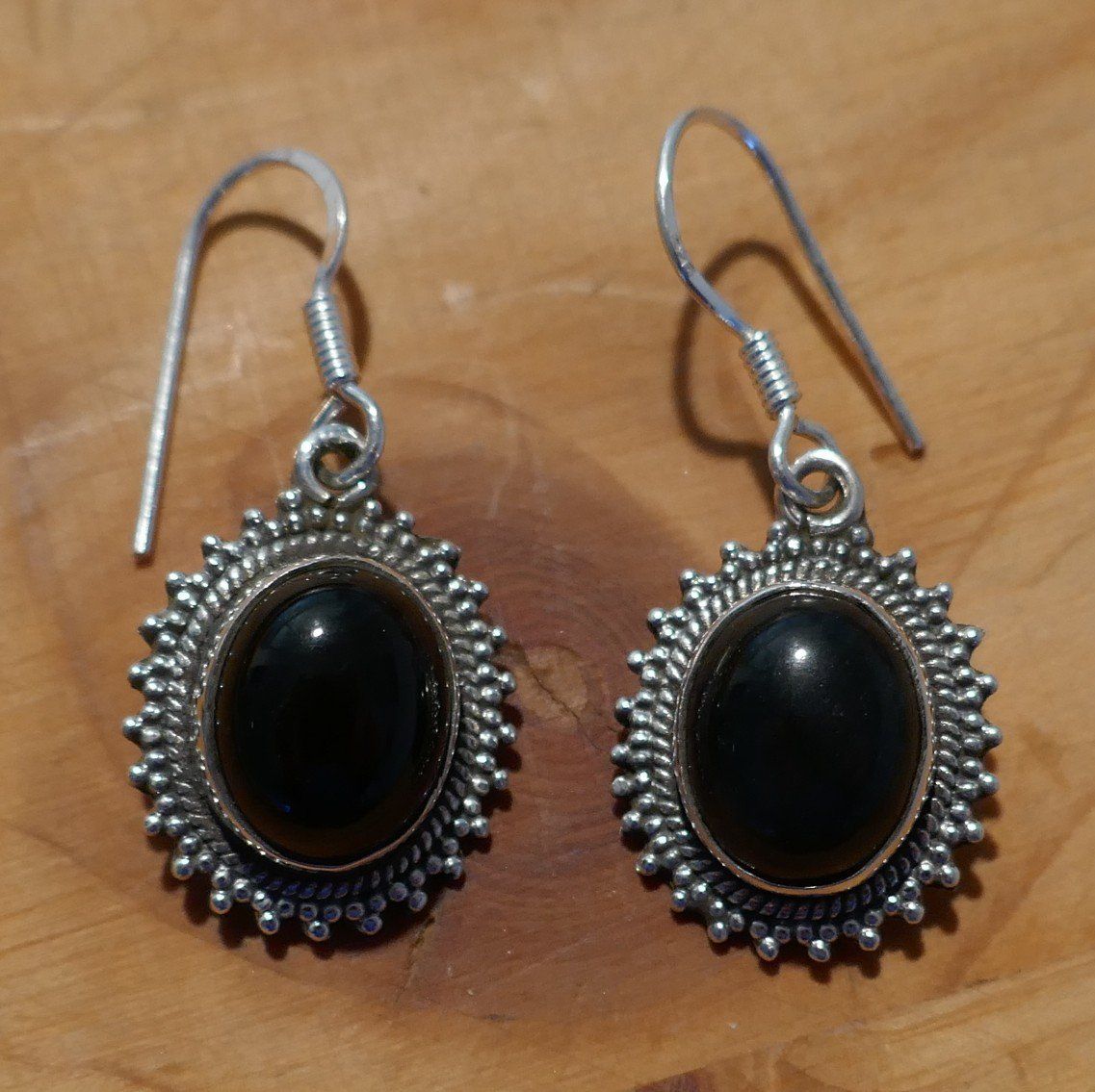 Orecchini pendenti & Orecchini a lobo: Ohrhänger in Silber mit Onix – Nuovo (secondo la descrizione) da Arboldswil venduto da estrella925