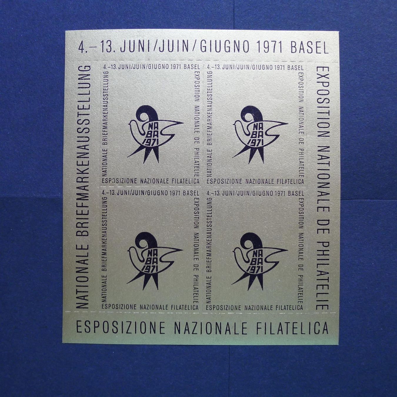 Vignettes Autoroutières: Vignette Briefmarkenausstellung Basel – D'occasion à Dagmersellen par wyss1982