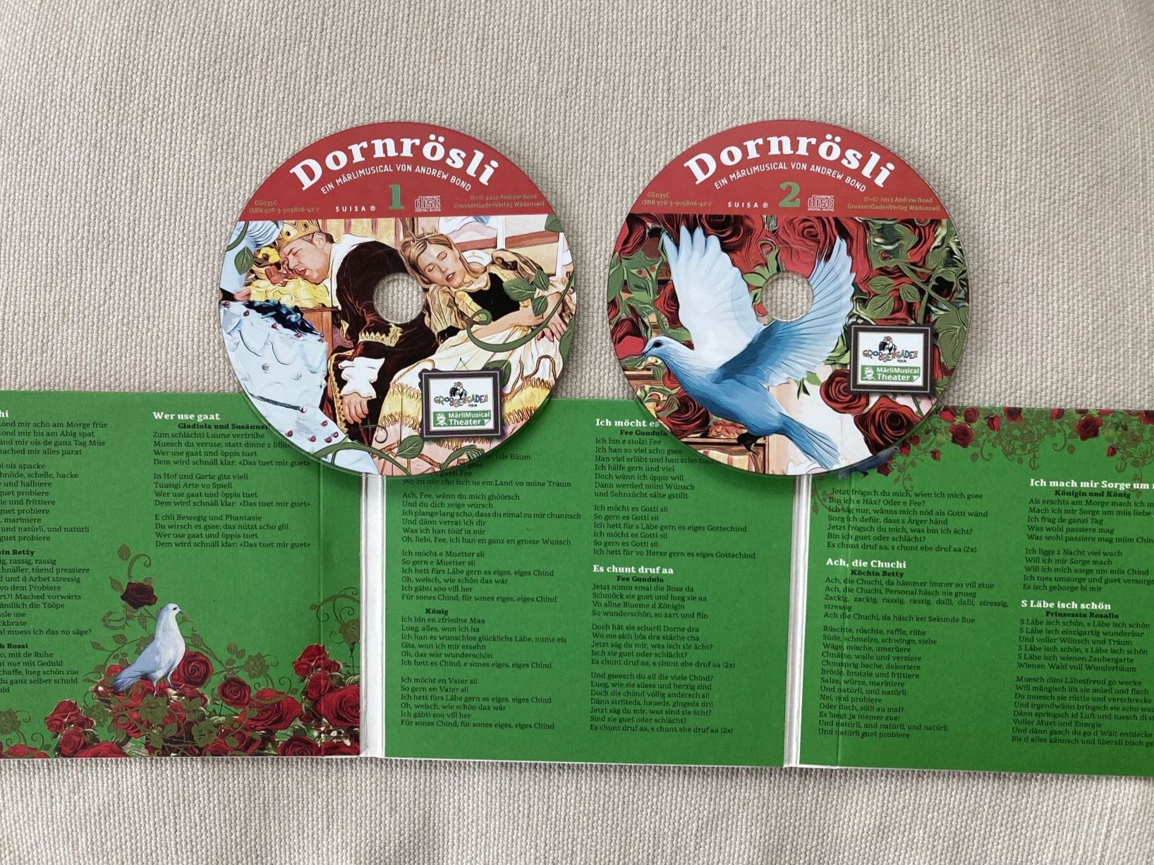 CDs: CD, Dornrösli, Ein Märlimusical von Andrew Bond, Doppel-CD – Gebraucht aus Baden von Yoyo1 2