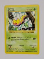 🐛 Pokémon Base Set – Shadowless Weedle – English – WotC