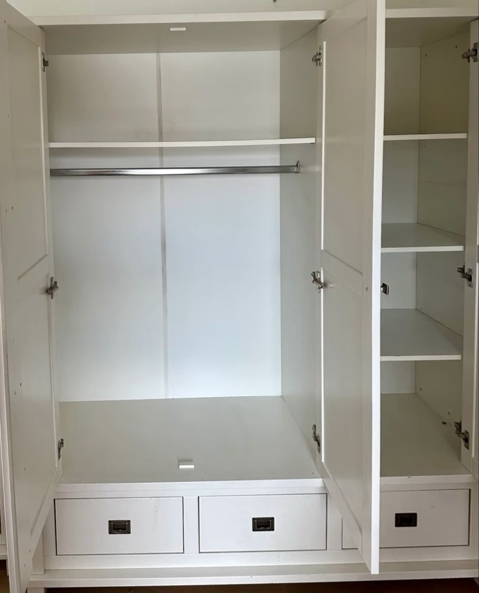 Armadi: Weisser Kleiderschrank 3-türig – Usato da Cham venduto da cimbo3 1