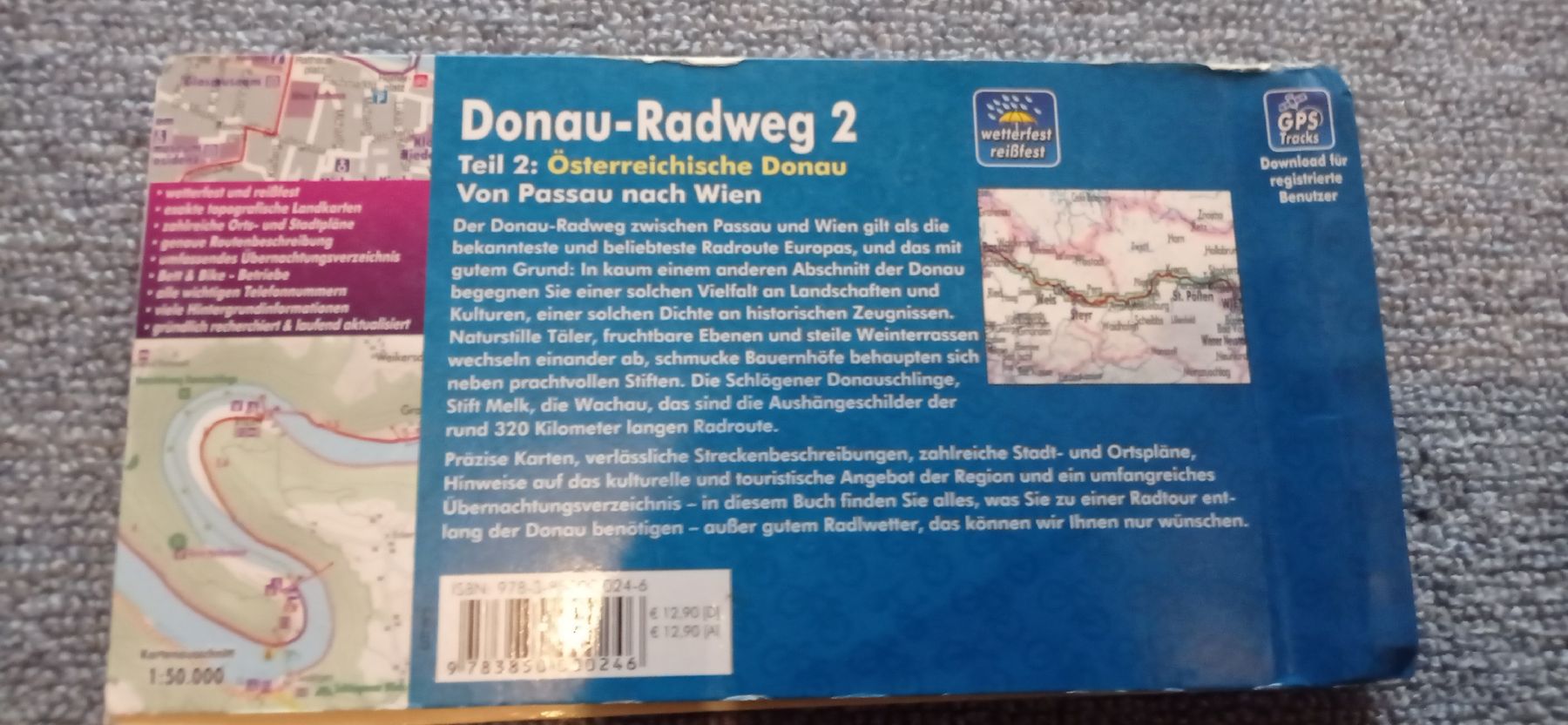 Bücher: Radtourenbuch "Donau-Radweg" – Gebraucht aus Maienfeld von Alpenblume12 1