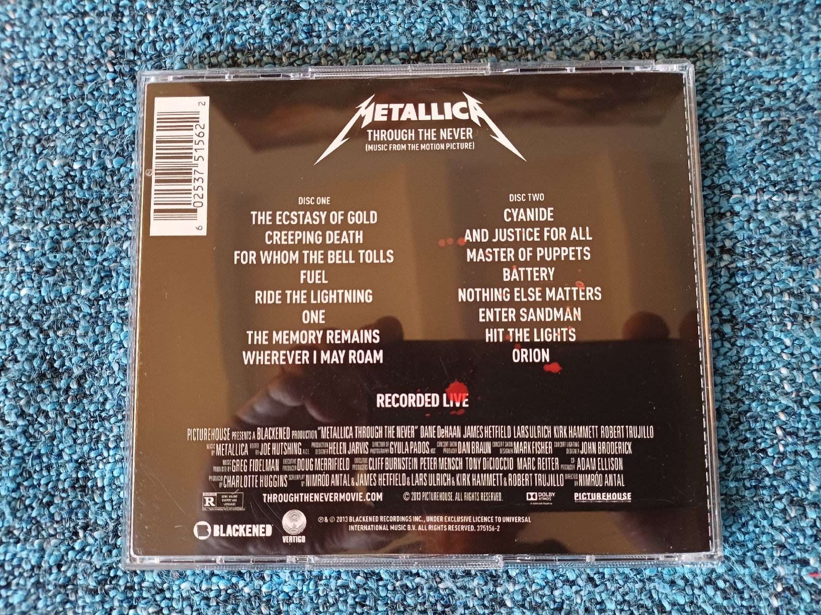 CD: Metallica "Through the Never" CDx2 – Usato da Begnins venduto da Drastic-Sound 1