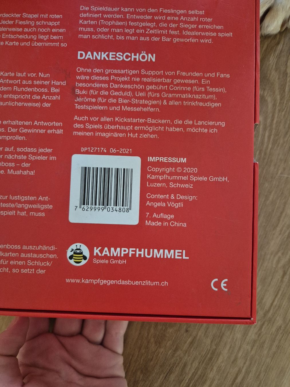 Spiele: Kampf gegen das Bünzlitum – Gebraucht aus Hettlingen von janalea 1
