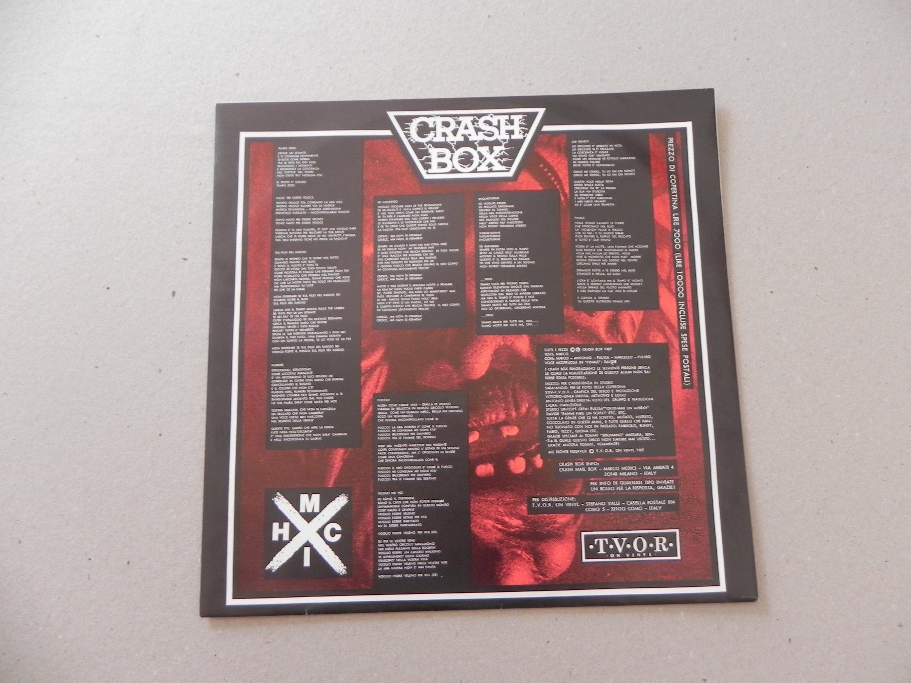 Dischi in vinile: LP Italy Thrash Hardcore Punk Crash Box – Usato da Siebnen venduto da krimsie 2