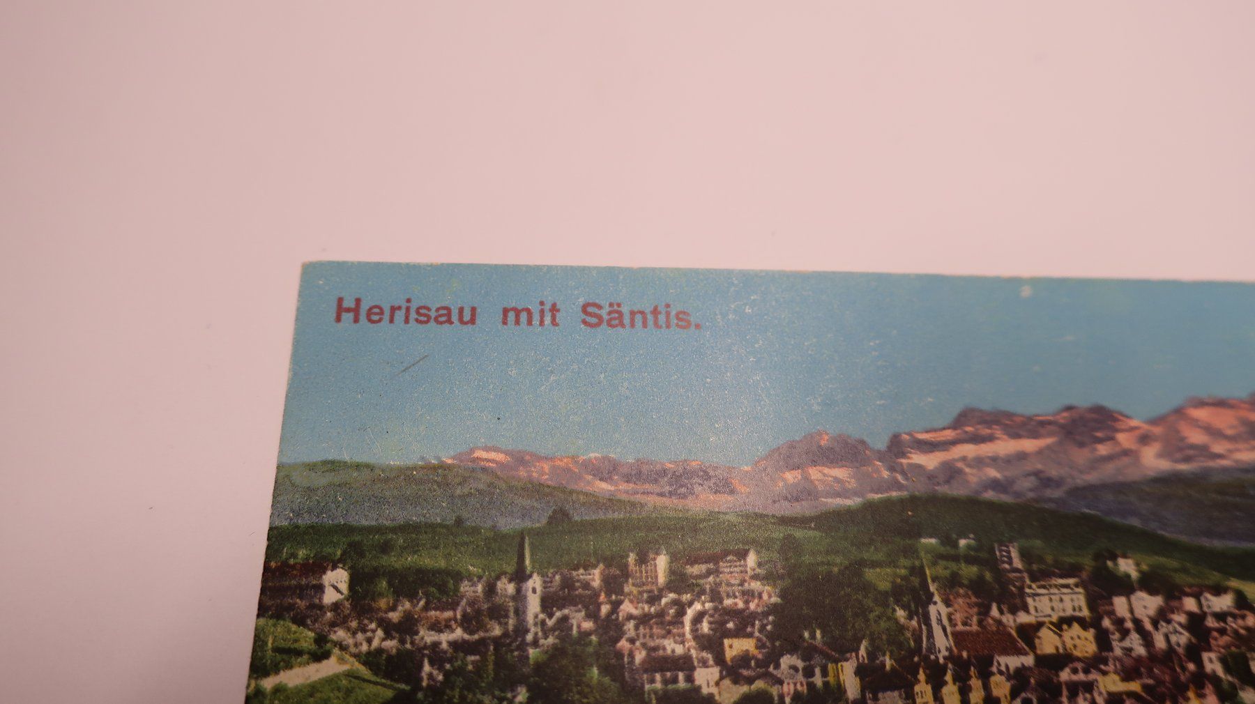 Cartoline postali: Herisau mit Säntis Glattal - Viadukt – Usato da Cormoret venduto da Pascalll2001 2