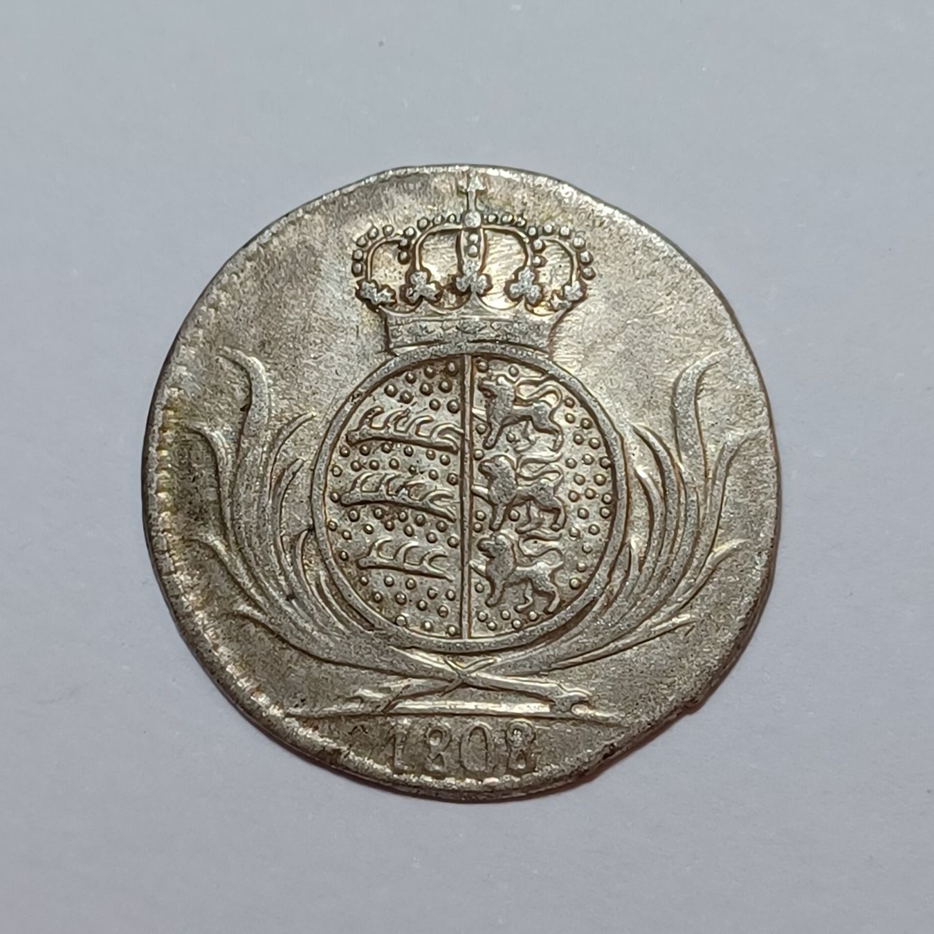 Tutti le monete: 6 Kreuzer 1808 Württemberg ss – Usato da Pfäffikon ZH venduto da Welt_Muenzen 1