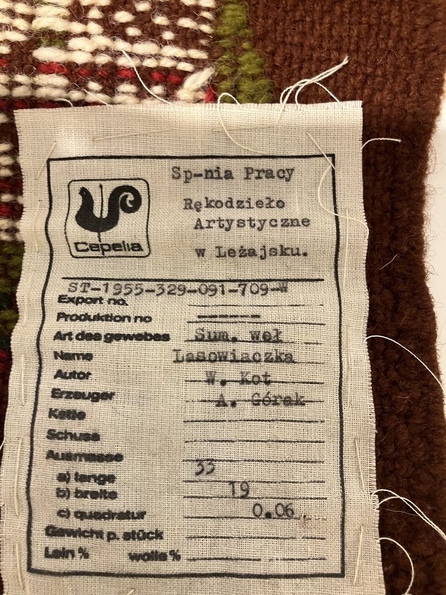 Tutte le decorazioni: Wandteppich vintage- Polen – Usato da losone venduto da china06 1
