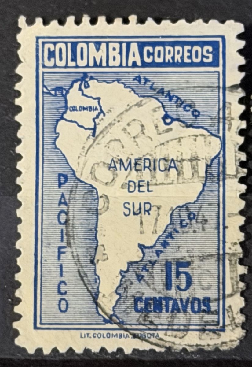 Tutti i francobolli: Timbres - Colombie – Usato da Petit-Lancy venduto da Solcarm 1
