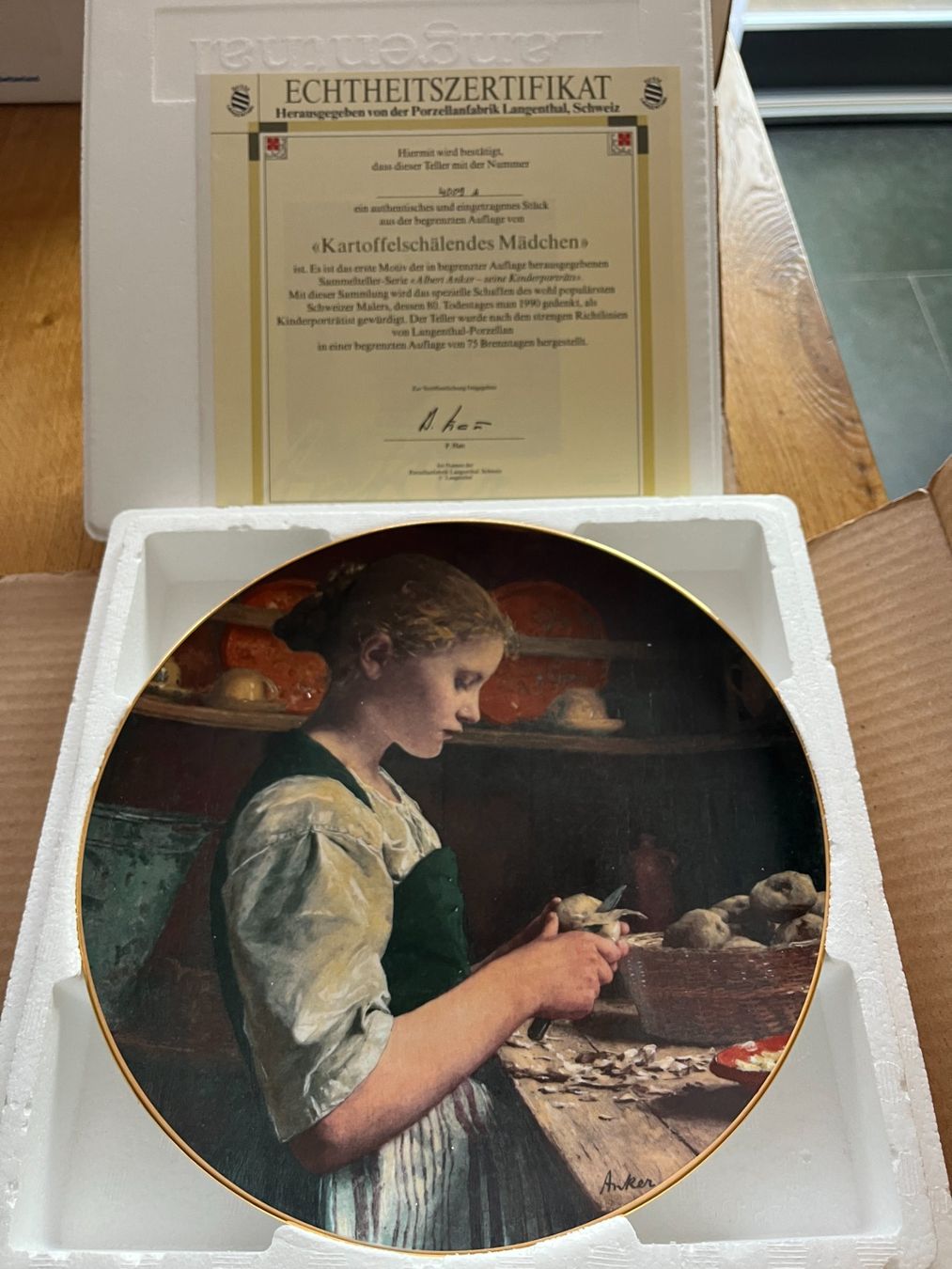 Teller: Porzellanteller Anker Kinder Langenthal – Neu und originalverpackt aus Flüh von fuchssa1 7