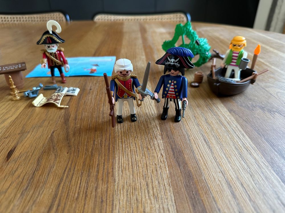 3 Sets Playmobil Piratenkapitän Rotrock&Pirat Fischer Boot | Kaufen auf ...
