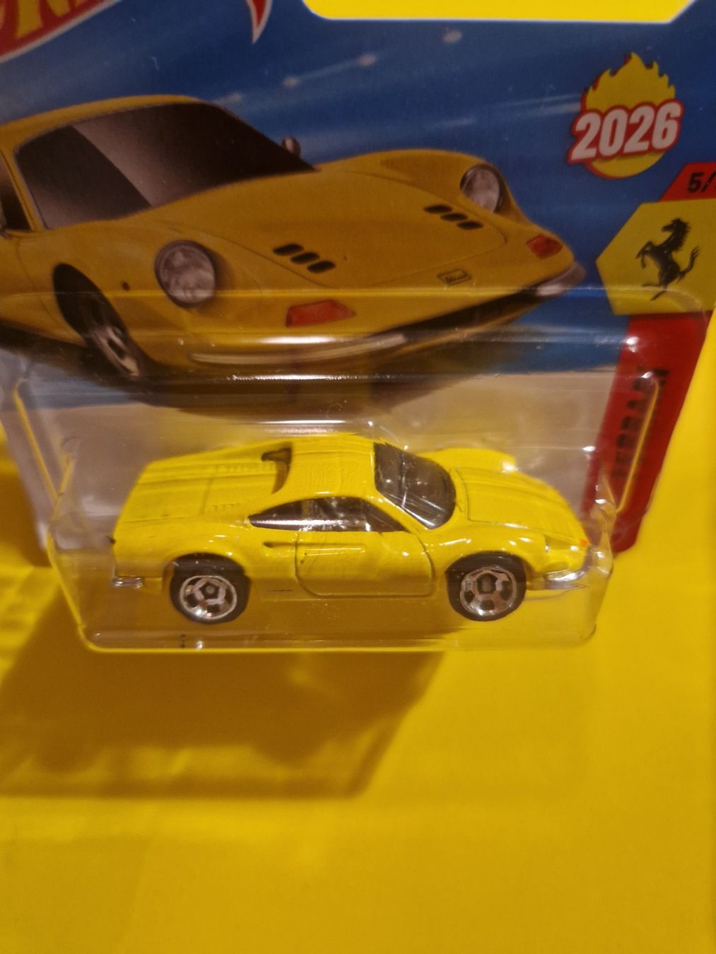 Hot Wheels Modellini d'auto: Hot Wheels DINO 206 GT – Nuovo e nell'imballaggio originale da Oftringen venduto da Rotor 3