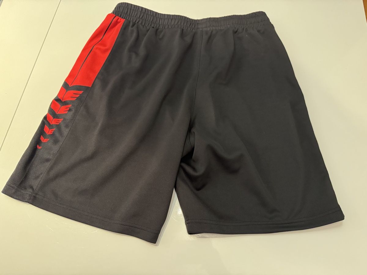 Erima Pantaloni: Erima Trainingshorts Grösse L Schwarz/Rot – Usato da Suhr venduto da Oppel 1