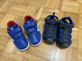 Trekkingsandalen und Adidas Kinderschuhe in Gr. 25