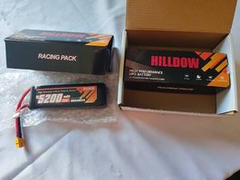 Hilldow 3S 5200mAh LiPo-Akku 80C 11.1V, Softcase XT60