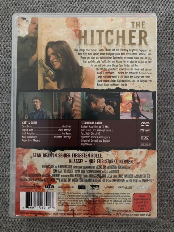 Tutti i DVDs: THE HITCHER – Usato da Zollikofen venduto da jde_72zf 1