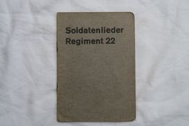 Soldatenliederbuch Regiment 22, von 1936