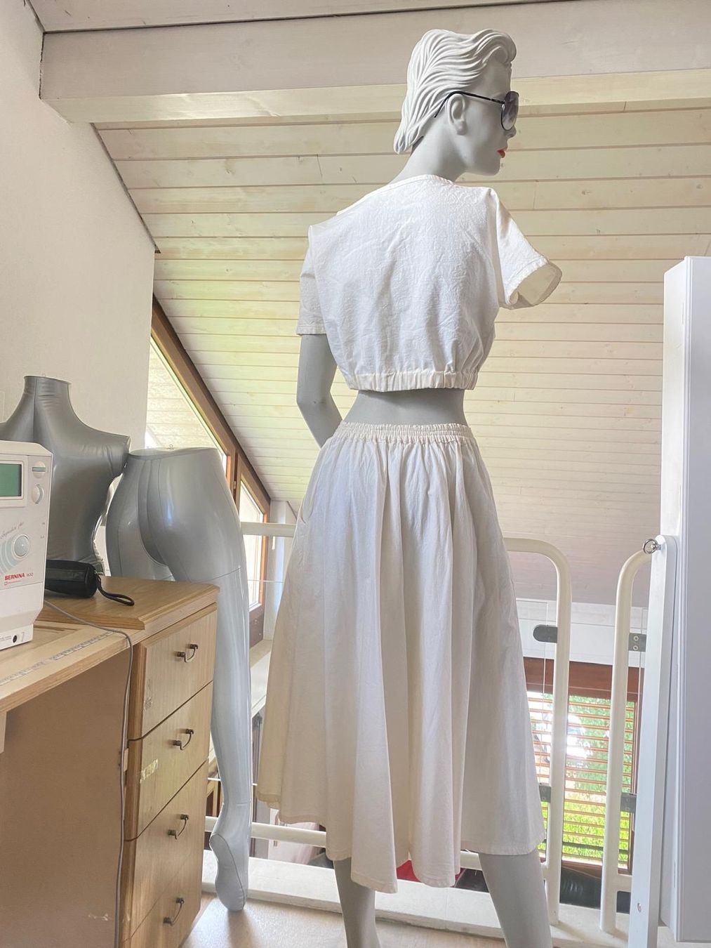 Vestiti: Kleid 2teilig, Vintage – Usato da Neuhausen venduto da Lechasseur 6