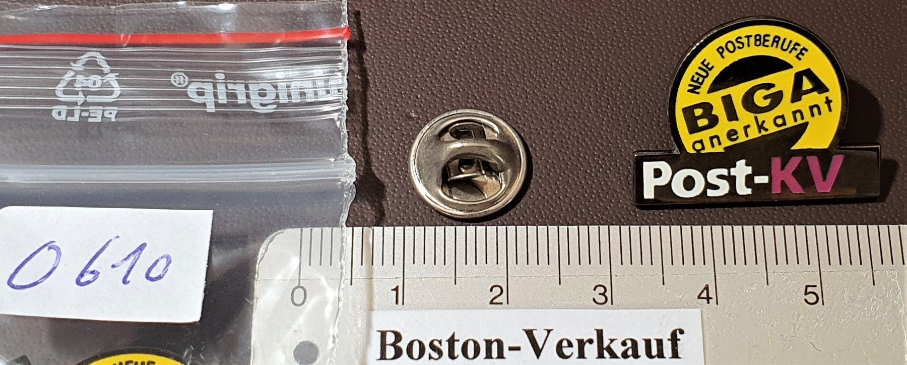 Placchette & Badge: O610 - Pin PTT Post KV BIGA Postberufe – Usato da Reinach BL venduto da Boston-Verkauf 1