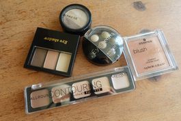 Diverse Make-Up Paletten, Eye Shadow, Contouring, Blush