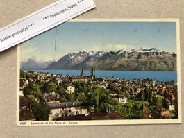 1934 Lausanne et les Alpes de Savoie Nr. 1585 AK alt
