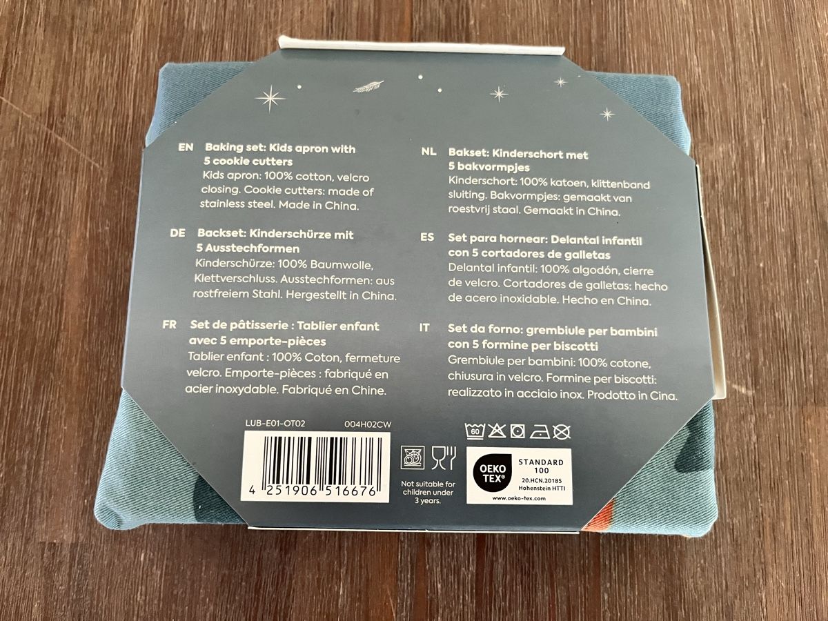 Sonstiges für Kind & Baby: Backset Kinderschürze neuwertig – Neu und originalverpackt aus Zürich von LemonadeZH 1