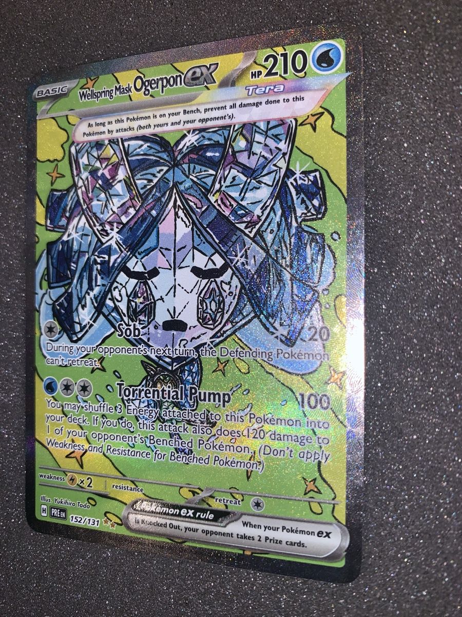 Pokémon Sammelbilder & Trading cards: Wellspring Mask Ogerpon EX 152/131  – Gebraucht aus Bironico von ars_z6lb 3