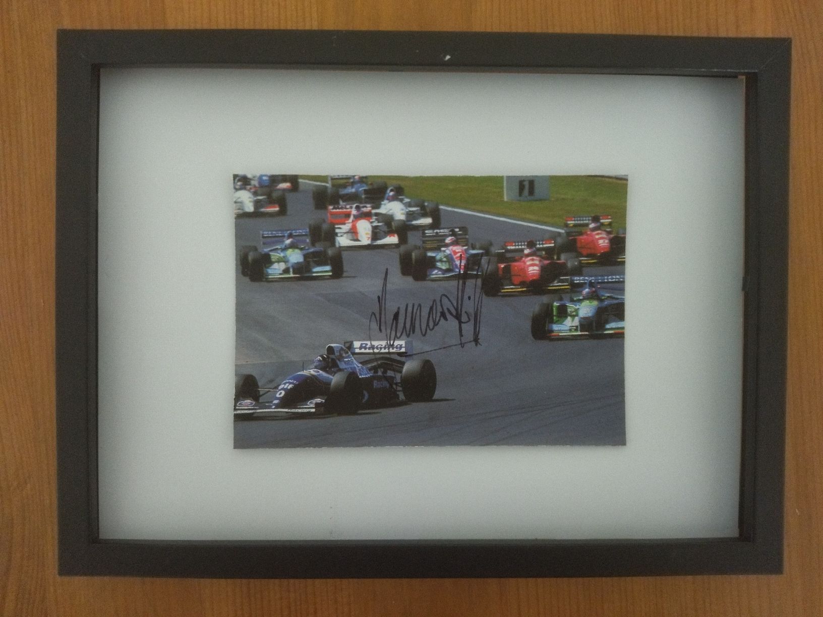 Autogramme: Damon Hill Formel 1 original Autogramm mit Rahmen – Gebraucht aus Felben-Wellhausen von bananajoe8474