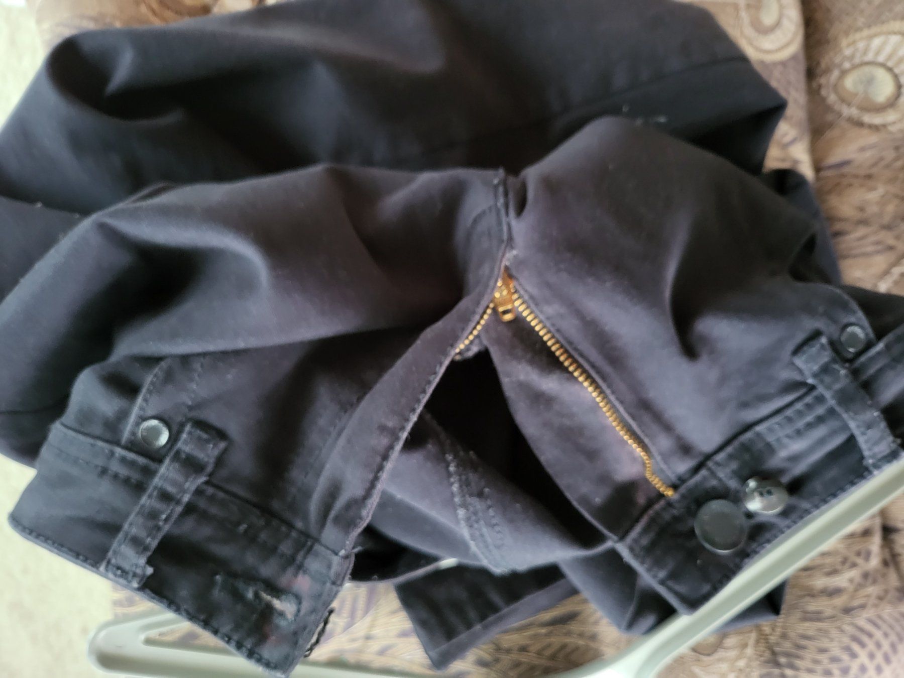 Pantaloni: Dunkelblaue Mädchen- Damenhose Grösse 19? Vermutl 34 – Usato da Horgen venduto da 2CH70 4