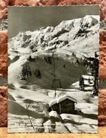 1968 Blick vom Gasthaus Graue Hörner auf das Skigebiet Pizol