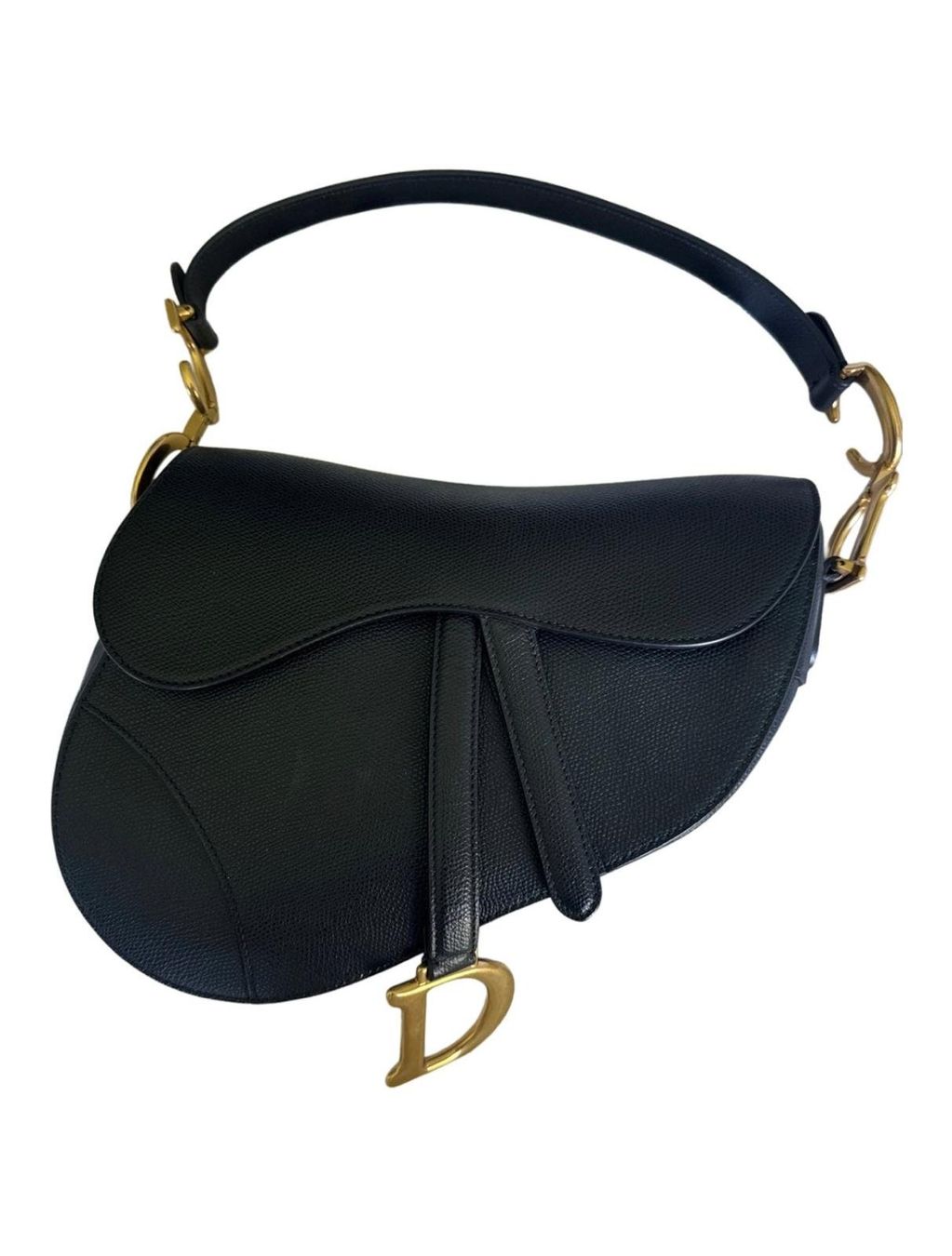 Dior Borse da donna: Dior Sac à main en cuir Saddle noir – Usato da Arzier venduto da Yannonly