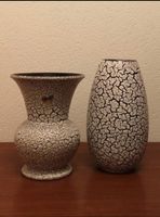 2x vintage Fat lava Keramik Vase 70er Design Vase Blumenvase