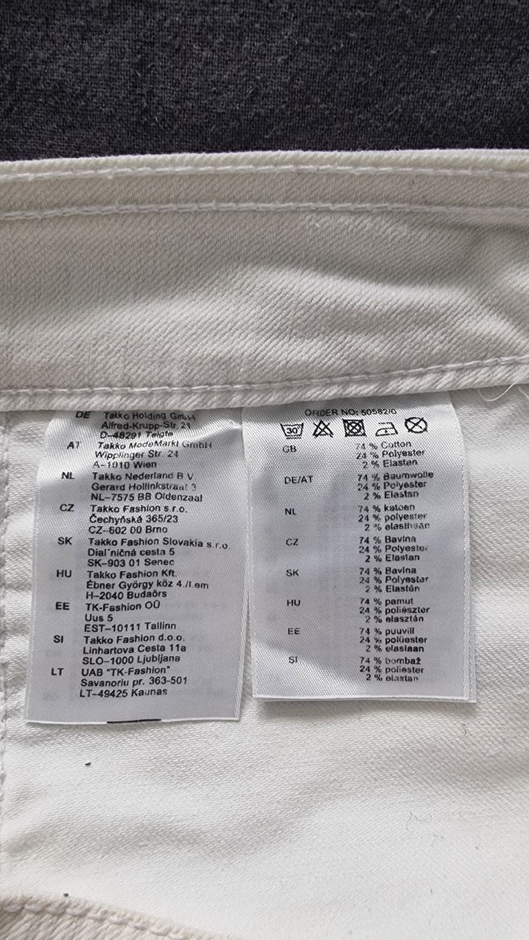 Pantaloni: Weisse Sommer-Shorts, Grösse 29 – Usato da Heimberg venduto da denise-1009 3