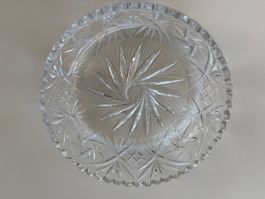 Bol en cristal taillé vintage
