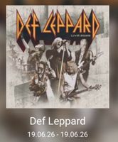 1 Stehplatz Def Leppard Fr., 19.06.2026, 19:30 Zürich