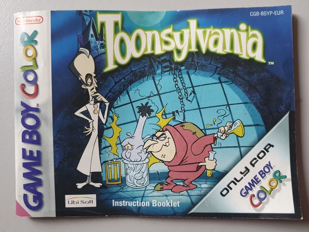 Toonsylvania Game Boy Color Spielanleitung | Kaufen auf Ricardo