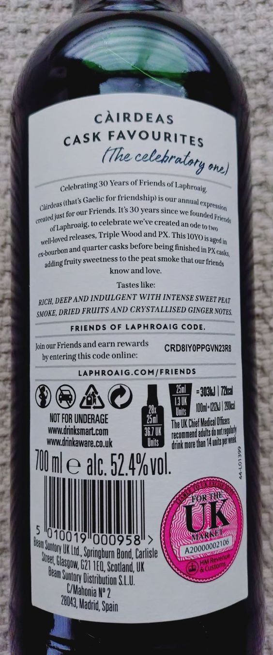 Laphroaig Spirituosen: Laphroaig Cairdeas 2024 – Neu und originalverpackt aus Grüningen von Stargazer 1