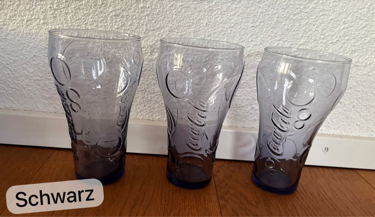 Coca-Cola Gläser: Coca-Cola Gläser verschiedene Farben gebraucht – Gebraucht aus Romanshorn von Ssivakumar 1